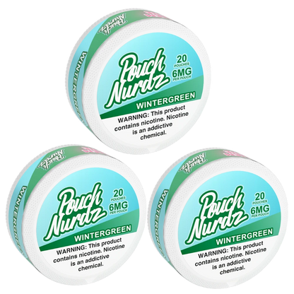 Pouch Nurdz Nicotine Pouches - Wintergreen