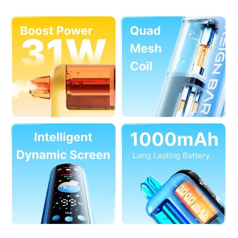 REIGN BAR Mana 50K Disposable Vape