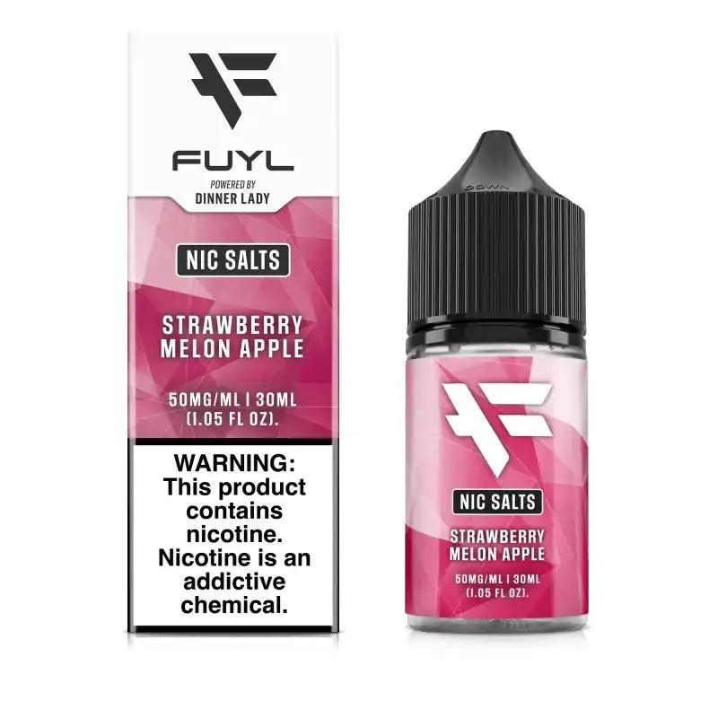 Dinner Lady FUYL Nic Salt Vape Juice Strawberry Melon Apple 30ml (Sale)