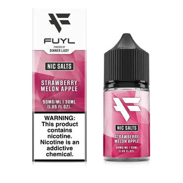 Dinner Lady FUYL Nic Salt Vape Juice Strawberry Melon Apple 30ml (Sale)