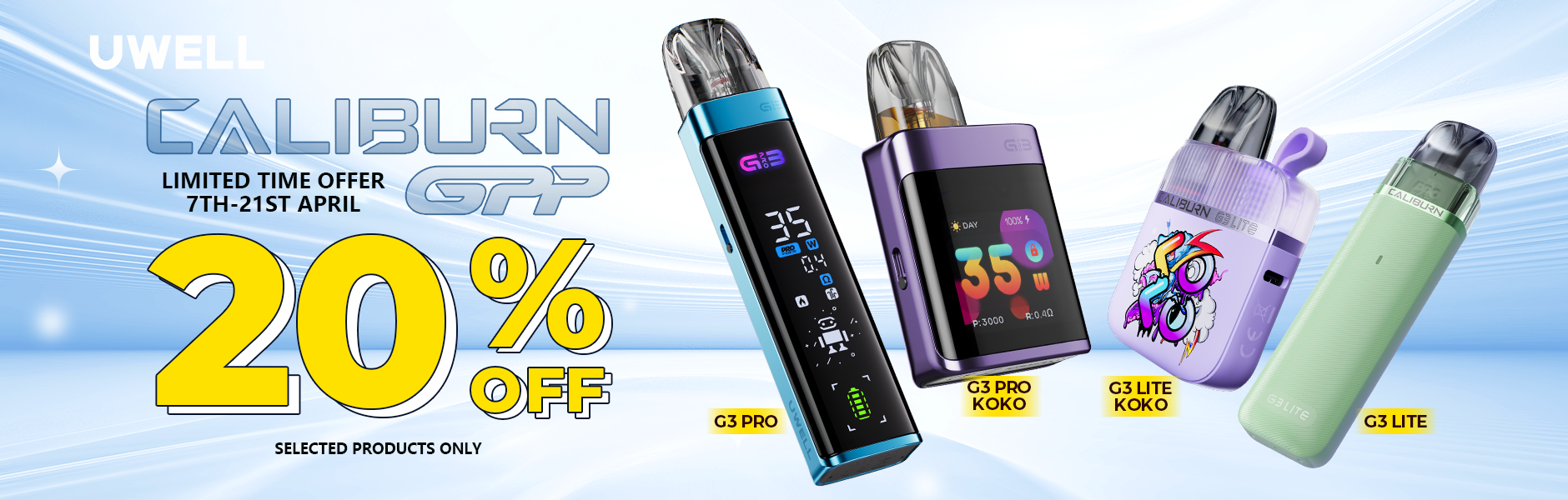 vape tariff on uwell caliburn vapes