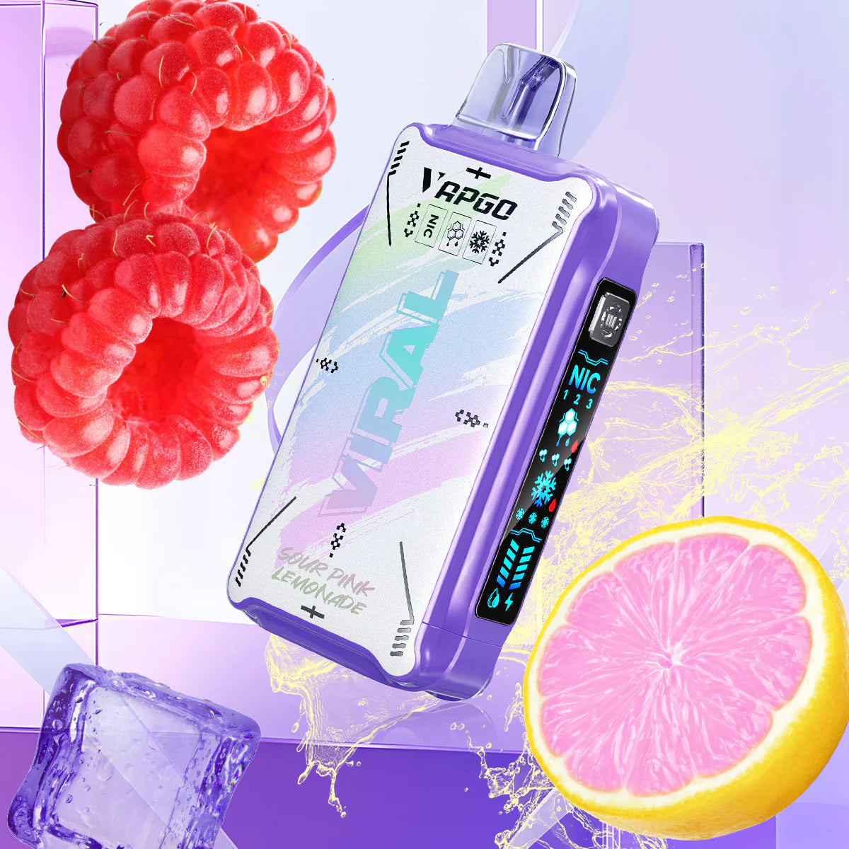 Vapgo VIRAL 50K SWEET-ICE-NIC Control Disposable Vape (5%, 50000 Puffs)