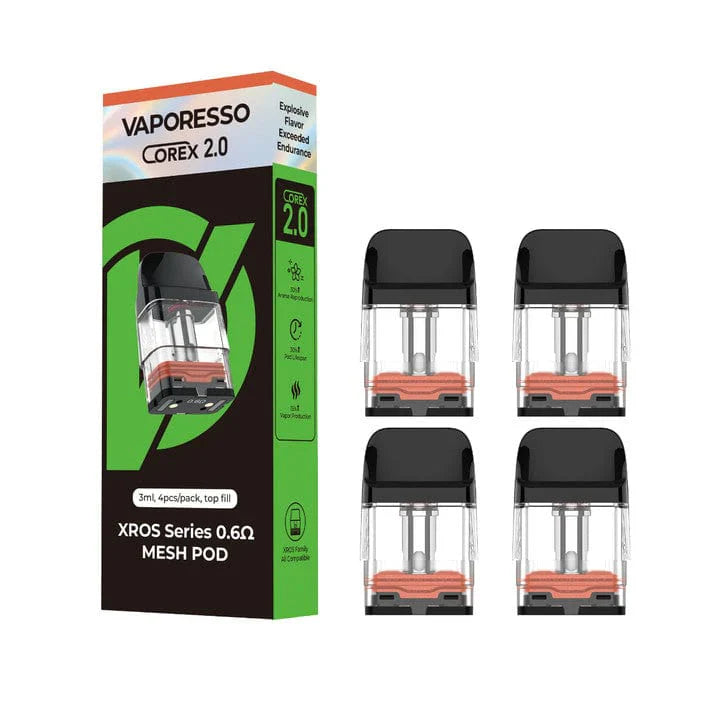 🎁 Vaporesso COREX 2.0 XROS Series Mesh Pod 3ml (Pack Of 4) (100% off)
