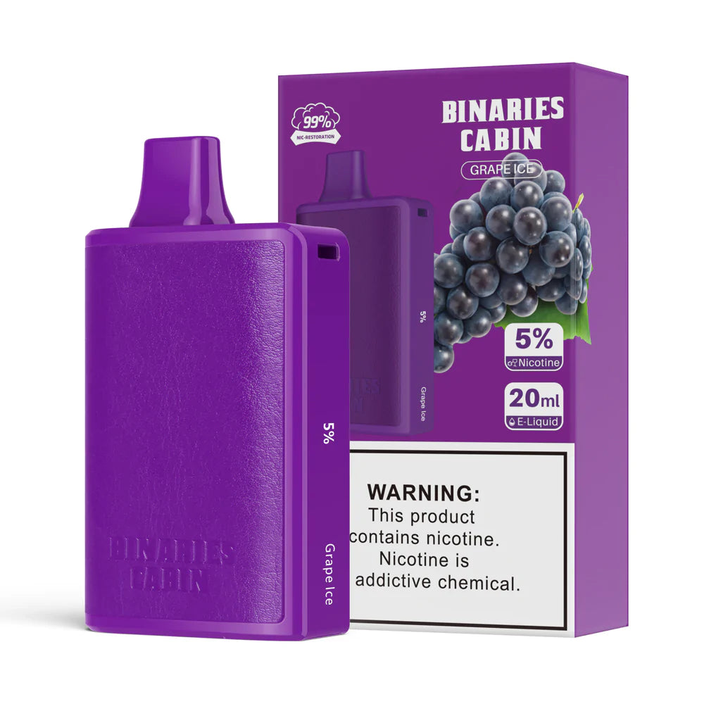 Grape Ice Horizon Binaries Cabin Disposable Vape 10000 Puffs