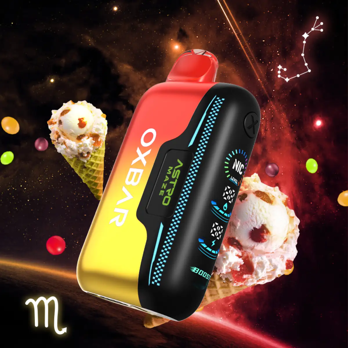 OXBAR ASTRO MAZE 50K Disposable Vape (5%, 50000 Puffs) - Image 8
