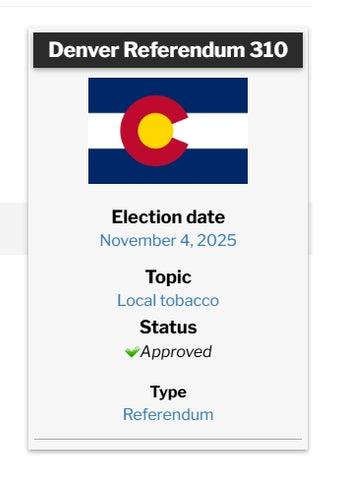 dencer 310 flavor nicotine ban