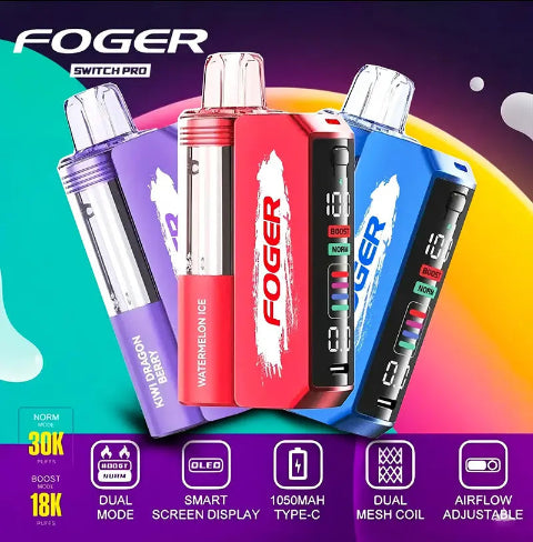 Foger Switch Pro 30K disposable vape with 30000 puffs