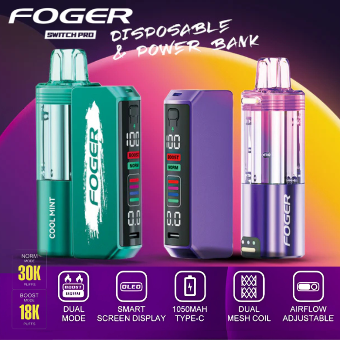 Foger Switch Pro 30K Disposable Vape 30000 Puffs - Image 3