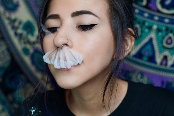 french inhale vape trick