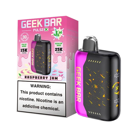 geek bar pulse x jam edition raspberry jam