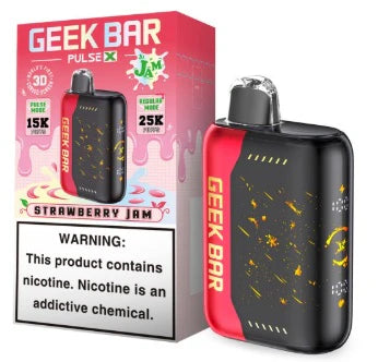 geek bar pulse x jam edition strawberry jam