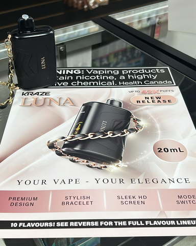 kraze luna 42000 puff disposable vape