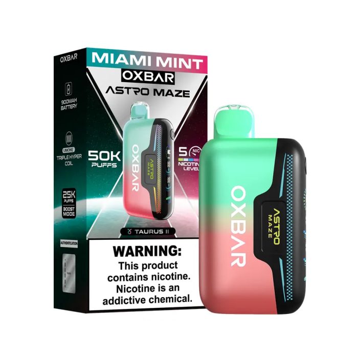 OXBAR ASTRO MAZE 50K Disposable Vape (5%, 50000 Puffs) - Image 23