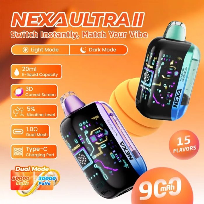 VOOPOO NEXA Ultra II 50K Disposable Vape (5%, 50000 Puffs) - Image 2