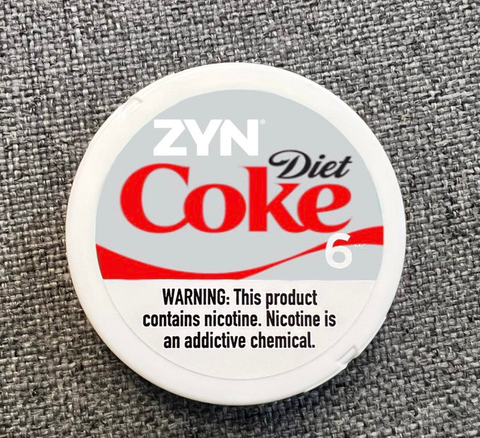diet coke zyn nicotine pouches