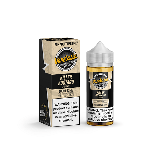 10002 Vapetasia Killer Kustard 100ml - Image 1